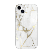 Marble Double Layer Decoration iPhone 14 Case | MagSafe